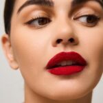 Janine Gutierrez Instagram – for the beauty community 🍒 editorial glam ~ red with a twist by @antheabueno for @fullspectrummasterclass. congratulations thea, so proud of you!! honored to be your muse! you did it!!!!!!!