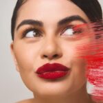 Janine Gutierrez Instagram – for the beauty community 🍒 editorial glam ~ red with a twist by @antheabueno for @fullspectrummasterclass. congratulations thea, so proud of you!! honored to be your muse! you did it!!!!!!!