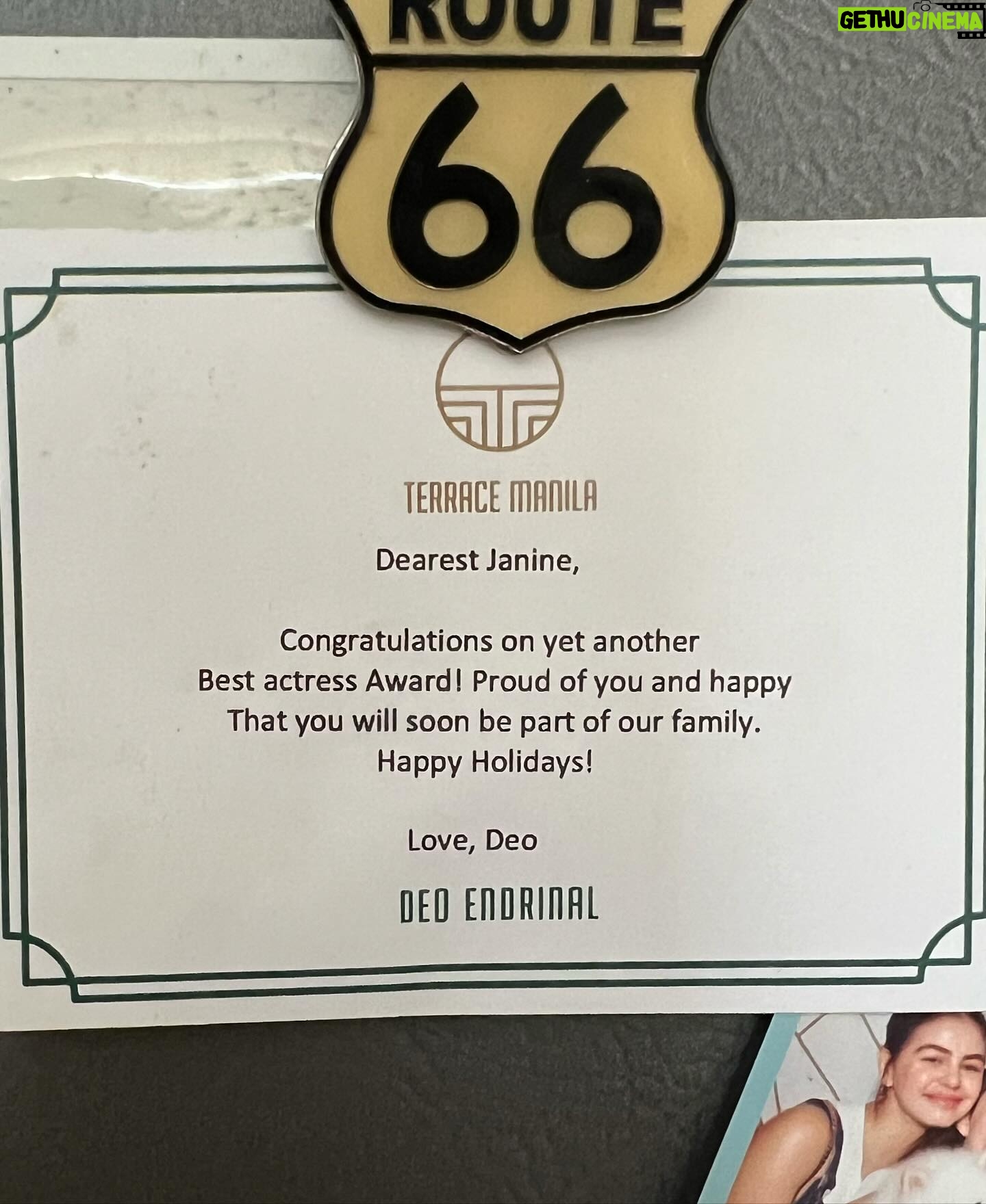 Janine Gutierrez Instagram - was replacing some furniture yesterday and found the card in the last slide π€ life is but a dream. and we thank you for making so many of ours come true. wala hong sawang pasasalamat sa tiwala at pagmamahal niyo sa akin, sir deo. kumpara sa iba, tatlong taon palang naman akong kapamilya, under your wing, and part of the dreamscape family. pero sa loob ng maikling oras na yun grabe ang naging halaga ninyo sa buhay ko. as i was listening to the eulogies the other night, it dawned on me that your life was one big testament to the power of love. love through attention and care and joy and celebrating wins and sharing your talent & genius and believing so much in the people around you that they end up believing in themselves. i am so thankful to have experienced your love. salamat po talaga sa lahat. from here on out, know that every scene we do is to celebrate you. we love you sir deo! what a brilliant life. and as mamang pie said in her post, bravo π€