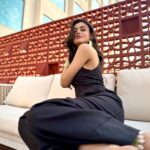 Janki Bodiwala Instagram - Event ready🖤 . Stylist- @styleitwithniki Outfit- @loveseer.in Jewellery- @baala_jewels Managed by - @avanisoni18