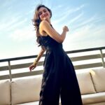 Janki Bodiwala Instagram – Event ready🖤 
.
Stylist- @styleitwithniki 
Outfit- @loveseer.in 
Jewellery- @baala_jewels 
Managed by – @avanisoni18