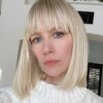 January Jones Instagram - Fresh hair for my “day” of human birth Thank you @bridgetbragerhair @traceycunningham1