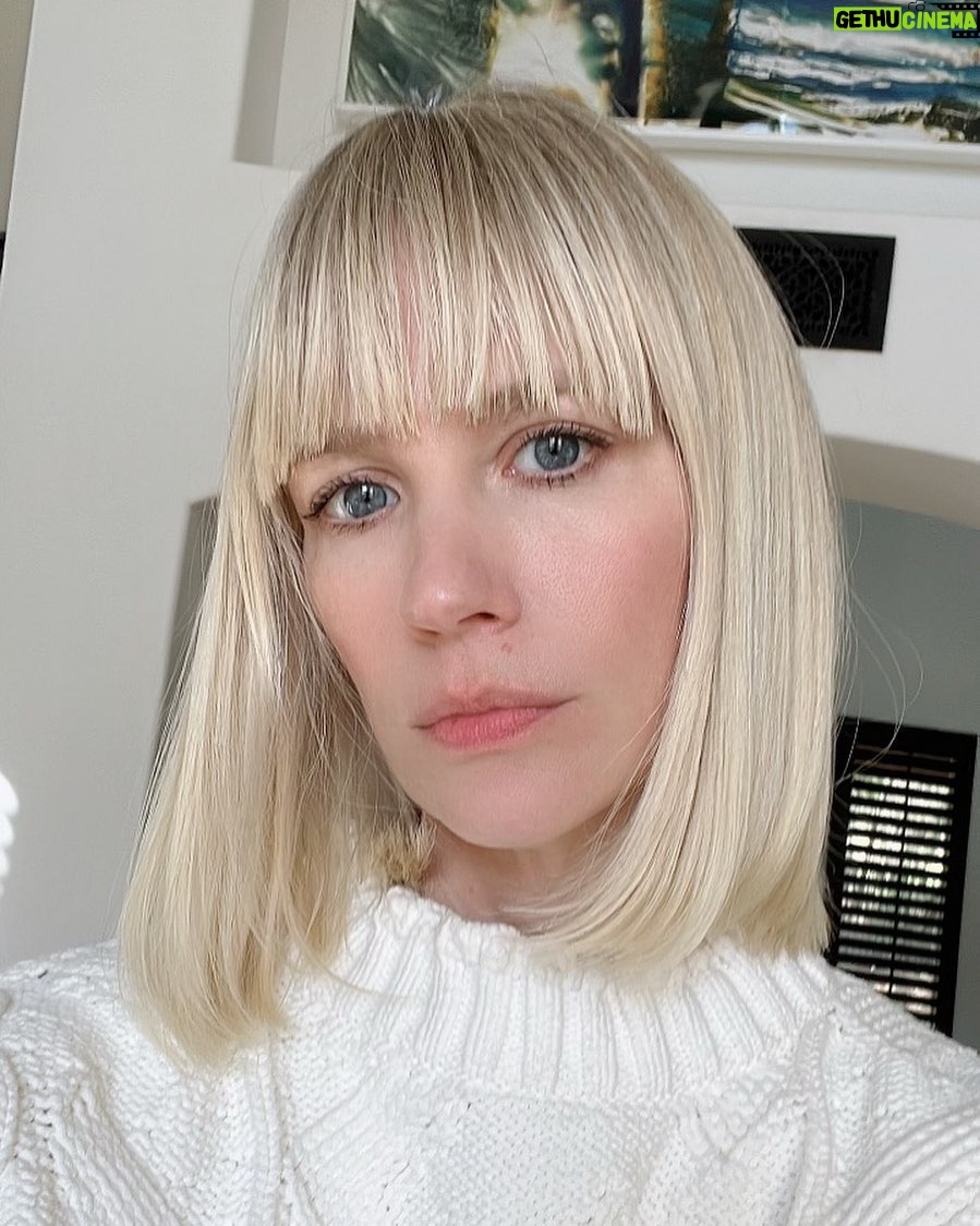 January Jones Instagram - Fresh hair for my “day” of human birth Thank you @bridgetbragerhair @traceycunningham1