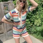January Jones Instagram – Dedicated to a friend of mine who thinks women shouldn’t wear rompers. 😁