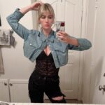 January Jones Instagram - Went to a High school basketball game this wknd. The parents section was almost as lit as the student section 🎉