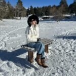 January Jones Instagram - Sending smiles for 2024!