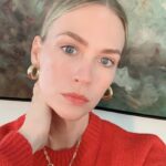 January Jones Instagram – Waiting for the zoom link password..