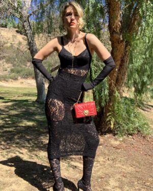 January Jones Instagram - Watches the @dolcegabbana #DGNextChapter FW21 show once.. #90sSuperModel 💃🏼