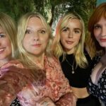 January Jones Instagram – Girls night! 💃🏼coulda sat there all night ladies, I missed you so. ❤️#spritesreunite 😉
