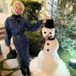 January Jones Instagram - ☃️❤️