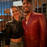 January Jones Instagram - Night out with @versace hosted by @netaporter *Not pictured was me almost not leaving my house because a random midwest summer thunderstorm hit LA for an hour 🤪 mtng @jonbatiste was the highlight of our night.