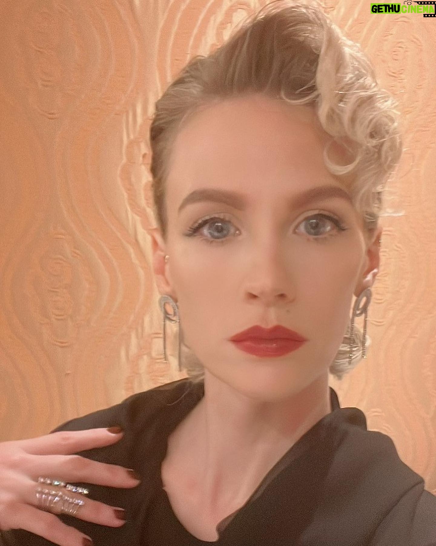 January Jones Instagram - Hair inspired by Dustin Henderson at the Snow Ball ❄️