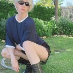 January Jones Instagram - I never expected my midlife crisis to say “take all fashion cues from teenage boys” yet here I am.