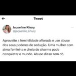 Jaque Khury Instagram - Feliz dia das mulheres para nós !!Aproveitem essa dádiva de ser mulher e abuse dos seus super poderes femininos. Quando você entende seu poder, se aceita, se perdoa e se ama… o céu é o limite ! O mundo é nosso mulherada! ☮️💟🫶🏻