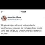 Jaque Khury Instagram - Feliz dia das mulheres para nós !!Aproveitem essa dádiva de ser mulher e abuse dos seus super poderes femininos. Quando você entende seu poder, se aceita, se perdoa e se ama… o céu é o limite ! O mundo é nosso mulherada! ☮️💟🫶🏻