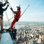 Jared Leto Instagram - Round two!!! After climbing UP the fin of the Empire State Building to announce our world tour, I’m excited to rappel DOWN as we begin our tour and shine a light on the incredible work of @outwardboundusa Head to their page to learn more See you on the road @30secondstomars 🕺🏻 Ps. would you do this?