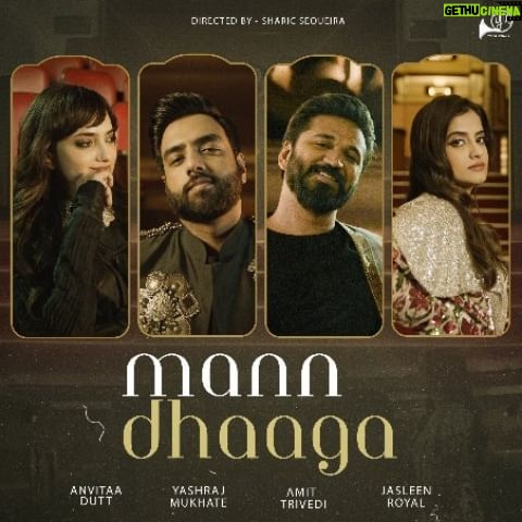 Jasleen Royal Instagram - Just got to collaborate with some of my favourite humans ❤️ #MannDhaaga out now Special thanks @abujanisandeepkhosla