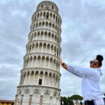Jasmine Luv Instagram - Did I nail it? I’ve waited my whole life to do this 😂😂🇮🇹 @luvnslim #leaningtower #pisa