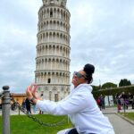 Jasmine Luv Instagram - Did I nail it? I’ve waited my whole life to do this 😂😂🇮🇹 @luvnslim #leaningtower #pisa