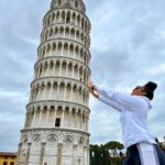 Jasmine Luv Instagram - Did I nail it? I’ve waited my whole life to do this 😂😂🇮🇹 @luvnslim #leaningtower #pisa