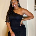 Jasmine Luv Instagram - #ad Loving these glam looks for my next vacation! Whether it’s a romantic getaway with my hubby or a weekend trip with my girls, @tjmaxx has me covered! I found an amazing selection of chic and stylish dresses on tjmaxx.com, which was super easy to shop, and offers new, trendy pieces you wouldn’t find in-store. I love getting dressed up in something more glam, like this sheer, off-the-shoulder black dress, for a night out on vacation for that special-occasion feel. Click the link in my bio to shop similar pieces on tjmaxx.com #MyTJMaxx