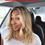 Jasmine Luv Instagram – Just be sitting in your car for no reason 😂🔥🔥🔥 Ladies, you know how it is when we get that hair done!!!!!!! Nicki did her big one with this one @colorculturehairartistry  #blondehair #hairideas #naturalhair #blondecurls #hairstylist #curlyhair