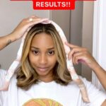Jasmine Luv Instagram - What y’all think!? Have you tried these? 👀 I’ve been avoiding heat to my hair for awhile by wearing it natural so I decided to try these heatless curlers and OMG! Giving these a 10/10 (hair color done by @colorculturehairartistry) #heatlesscurls #blondehair #hairdye #hairtreatment #hairtutorial