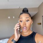 Jasmine Luv Instagram – One thing about me and my mama….oh we gonna dish the tea together honey and she gonna be the FIRST one I call 😂😂😂😂