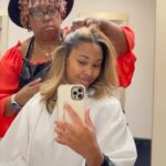 Jasmine Luv Instagram - I’m gonna go ahead and say…it’s a 100000/10. S/O to Nicki at @colorculturehairartistry for keeping my color and hair A1 🔥🔥🔥 #colorhair #blondehair #colorspecialist