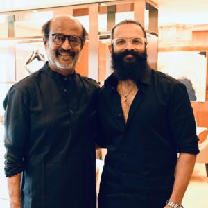 Jayasurya Instagram - I have been waiting for this moment for as long as I can remember. Today I met an icon, a super star, but above all, I met one of the most beautiful human beings I  have ever seen 
Thank you my dear brother  @rishabshettyofficial for making this dream a reality. 
Gratitude  to almighty...🙏 🕉️🙏

@soundaryaarajinikant 

@hari_thirumala 📷
@sarithajayasurya_designstudio
