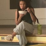 Jaz Sinclair Instagram - some bts :) Thanks for tuning in!! @genv