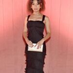 Jaz Sinclair Instagram - Lovely night celebrating @rogervivier ~ Hanging with @kiernanshipka again, simply the best 🩵