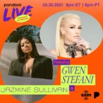 Jazmine Sullivan Instagram - I’m excited to announce #PandoraLive Powered By Women, a virtual event on 3/30 with performances by me & @gwenstefani a powerful roundtable discussion with @iambeckyg & @Lauren_Alaina, hosted by @SiriusXM’s @hodakotb 💚 RSVP for free now at the link in bio!