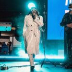 Jazmine Sullivan Instagram - Had fun LA at #insecurefest. Y’all were turnnnnttt!! see y’all next year cuz I’m coming just to be in the audience. Y’all were vibes. ✨S/o to my crew always playing threw some crazy shit. Love❤️ Stylist: @kingtroi Mua: @beautemua 📸: @zeus.views