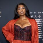 Jazmine Sullivan Instagram - Thank you @badgalriri for having me. @savagexfenty is so much more than a show y’all. It’s a movement. I hope when you watch you feel seen, sexy and celebrated. It was an honor to be included 🙏🏾🥺You are forever an inspiration, @badgalriri ! ♥️ Watch the most inclusive night in fashion #SAVAGEXFENTYSHOW Vol. 3 on Prime Video now and shop the fierce new collection on @amazonfashion . . Makeup: @beautemua Hair: @dhairiusnyc Styling: @christinenicholson__