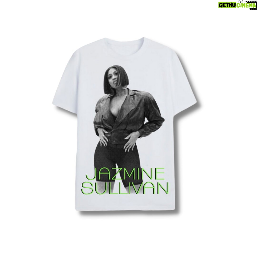 Jazmine Sullivan Instagram - You’ve been waiting and it’s finally here…. Heaux Tales Merch Collection Drop 1, pre-order starts this Wednesday at 12pm EST 💚 More on the way including vinyl.