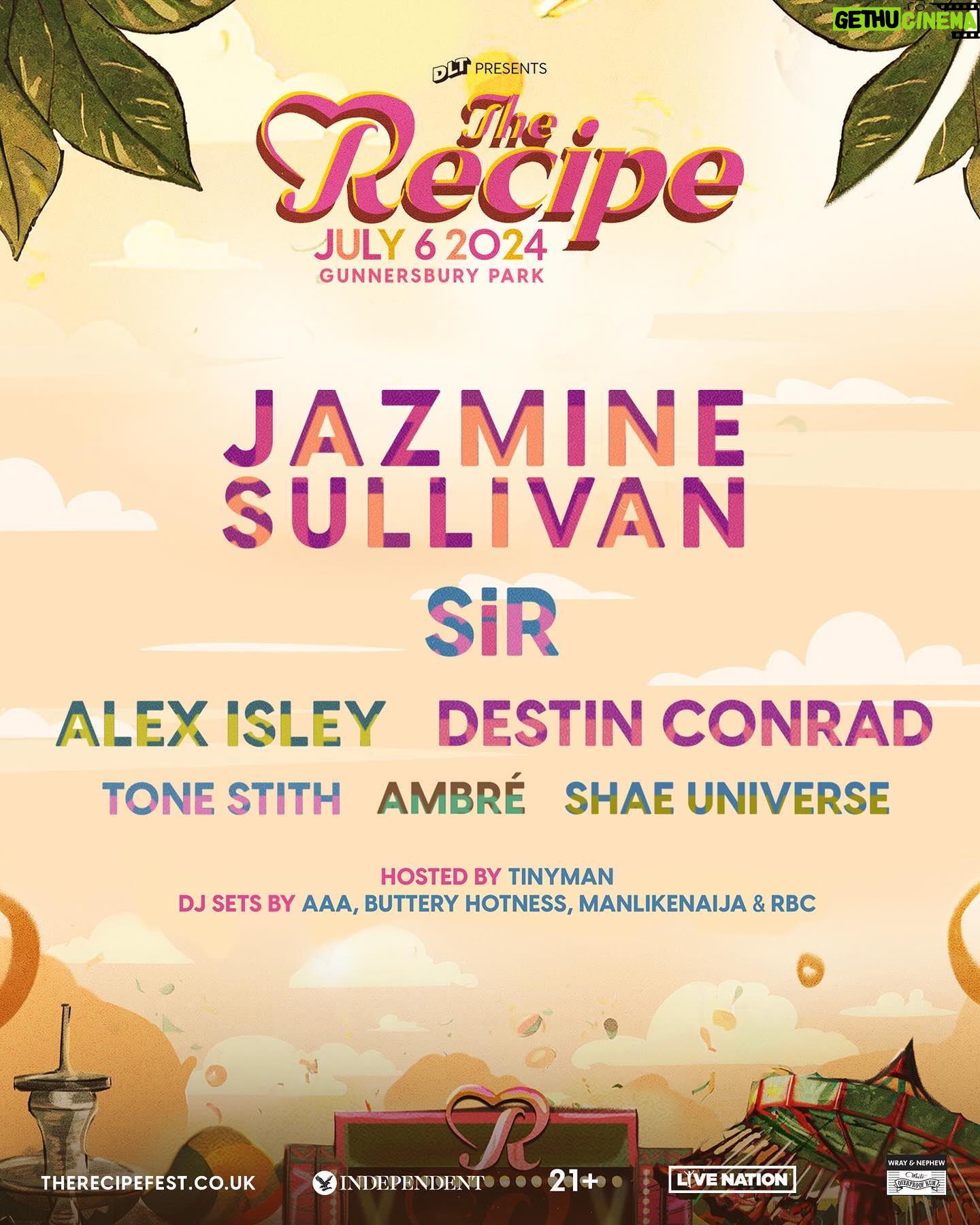 Jazmine Sullivan Instagram - London! I can’t wait to see you in July at Gunnersbury Park. Tickets go on sale this Friday at 10am GMT. Link in bio 🩷