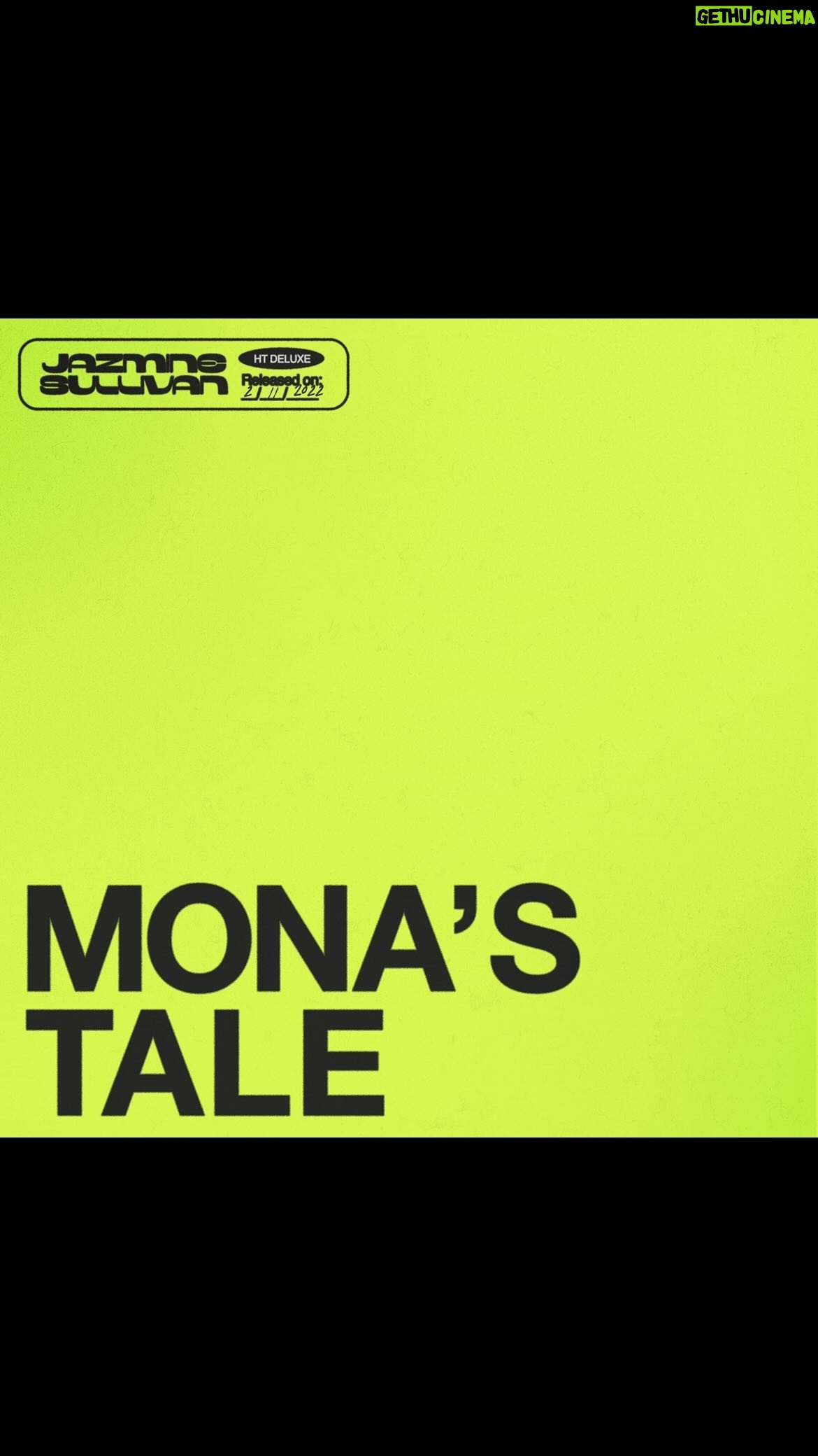 Jazmine Sullivan Instagram - Mona’s Tale. @dontcallmeewhitegirl