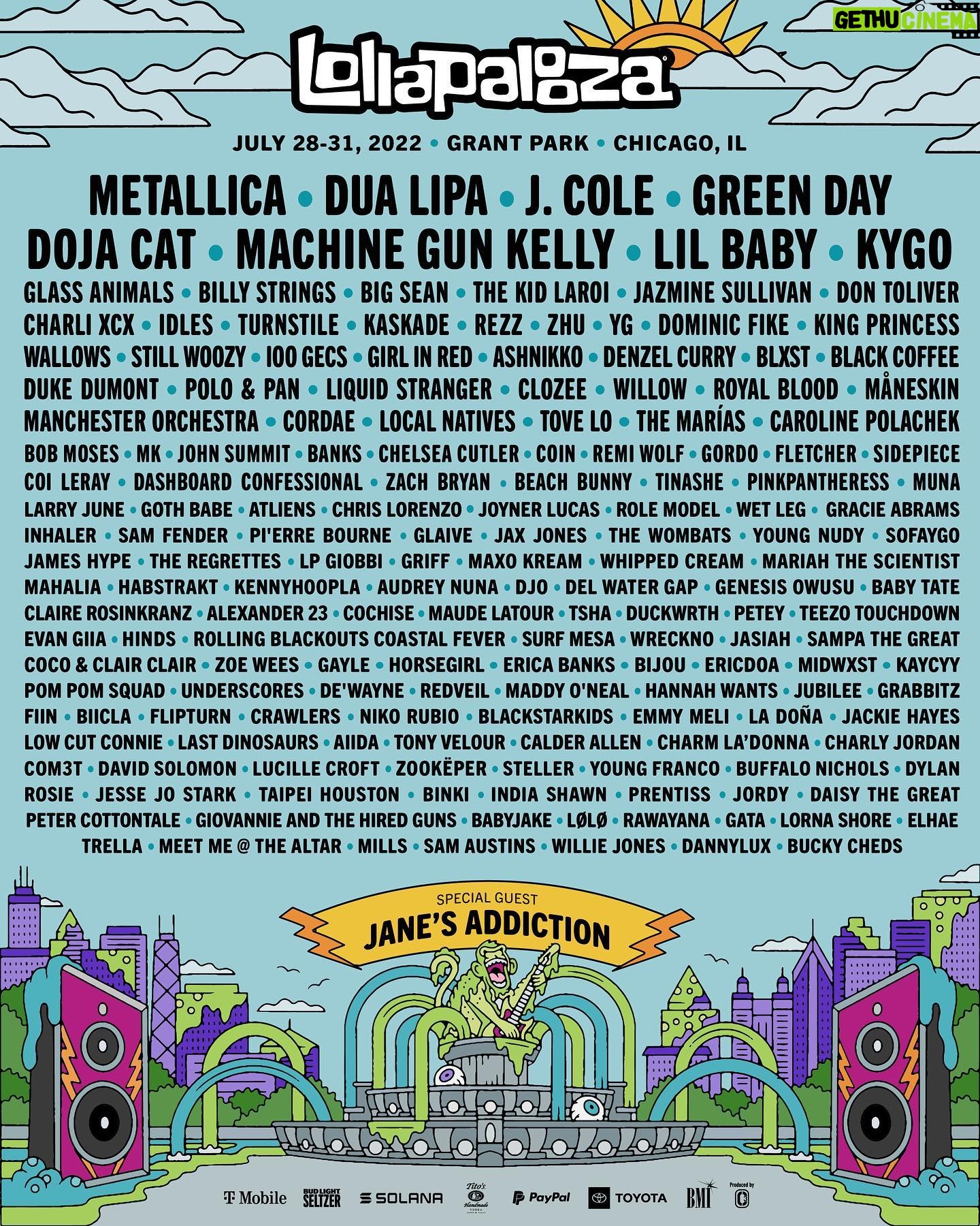 Jazmine Sullivan Instagram - Can’t wait to see you Chicago for @lollapalooza ! Tickets go on sale today @ 12pm CDT 🖤
