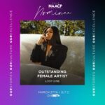 Jazmine Sullivan Instagram – Thank u @naacp for the nomination for outstanding female artist! Honored🙏🏾