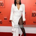 Jazmine Sullivan Instagram - @time 100 Most Influential People of 2022 Gala. 🖤 Mua: @beautemua Hair: @de_mcpherson Styling: @zerinaakers Dress: @hanifaofficial