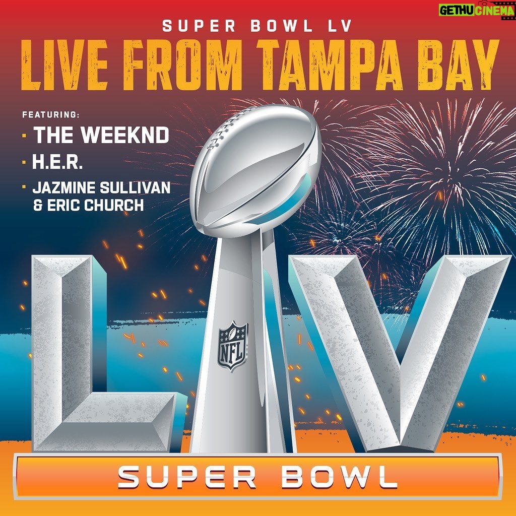 Jazmine Sullivan Instagram - You can relive the @Pepsi Super bowl LV Halftime show w/ @theweeknd, the National Anthem with me and @ericchurchmusic and America the Beautiful with @hermusicofficial after the show on Sunday night! Pre-Save the Live Visual Album now: NFL.com/LiveVisualAlbum #SBLV