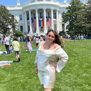 Jazz Jennings Instagram - Pride at the White House! This was the largest Pride celebration in White House history🏳️‍🌈🏳️‍⚧️ We must protect the rights and safety of LGBTQ  people amid a state of “terrifying" attacks and legislation. We must stand united! #pride #pridemonth ❤️🧡💛💚💙💜