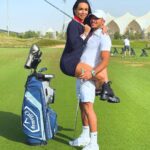 Jazz Lanfranchi Instagram - Really nice day today playing golf🏌️‍♀️ with my husband 🔜🤍 @iam_billionaire Yas Island