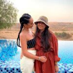 Jazz Lanfranchi Instagram - Les moments simples sont des moments de bonheur . thankyou girls for this 🤍 The Ritz-Carlton Ras Al Khaimah, Al Wadi Desert