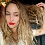 Jemima Kirke Instagram - Just taking a dump here. 1) lips by @weareneen 2) my high school graduation wearing @jillstuart and a belt from the best little antique store in the west village. It was owned by a man from Afghanistan who had a total of seven fingers and everything he had was middle eastern and in piles all over the floor. Perhaps someone remembers it? 3)tan lines by @larserikfisk 4) picture taken from the back of @liaclay ‘s camera. 5) video by @kateneckel. Age 15. A hypnosis experiment in the name of fashion. I can’t tell what I’m saying. But then again who cares? I was probably faking being under a spell. 6) … 7) my local pizza restaurant. Everyone takes a slice to go. So nice to eat alone and just listen to yourself eat. 8)… 9) @samanthapleet 10) medallion fell off my loafer. We improvised. @nomasei_official