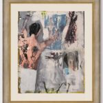Jemima Kirke Instagram - It’s called a “work on paper.” Like notes, scrawled ideas, or thoughts before the big show: the prestigious “oil on canvas.” A big ol’ oil painting demands attention with its muscle and conviction. Most of the time people don’t know what to call these pieces (aside from the nerdy cousin that is “watercolor on paper”.) Their value is in their low stakes, disposable nature. They are the difference between a prepared speech and the things you say to yourself in the car. I hope they resonate. I hope you can understand. Thank you for the platform @anthropologie @anthroliving Go to the Link in bio or go to the website yourself to see 18 works on paper from the archives. Made over a 15yr span. ***Update: some have sold. 1) Factory 2) Crayon selfie 3) Elvis and Lisa Marie 4) Self portrait 2 5) Farm 6) Man with tattoos 7) Blue bomb 8) Self portrait 3 9) No face