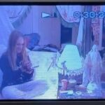 Jemima Kirke Instagram - Here I am as a sophomore in high school, telling @zacposen about a boy I met in Spain. He was a massage therapist (Albeit a very young one) at the hotel I was staying at with my parents. I slipped a note under the door of his treatment room and he picked me up after work. It was very Dirty Dancing except he barely spoke English and only knew how to make White Russians. “He’s so beautiful.” Video by @kateneckel Ps, that’s @thehappilyeva with the cigarette and red lips in the photo on my wall.