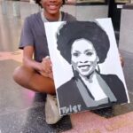 Jenifer Lewis Instagram - Thank you so very much young talented @tygordonsworld This made me very happy. 🎨 * * #YoungArtists #Appreciation #HollywoodWalkOfFame #Star #JeniferLewis #TheMotherOfBlackHollywood #InTheStreets