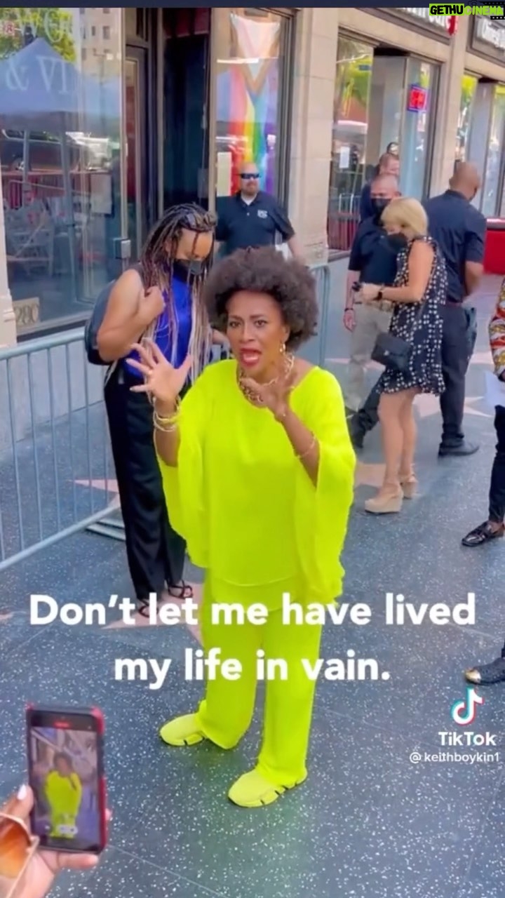 Jenifer Lewis - 59.6K Likes - Getting my star on the HWOF is amazing but this message was the real prize. Thank you @keithboykin
*
*
*
#Vote #GetYourAssOutAndVote #FightForYourRights #JeniferLewis #InTheseStreets